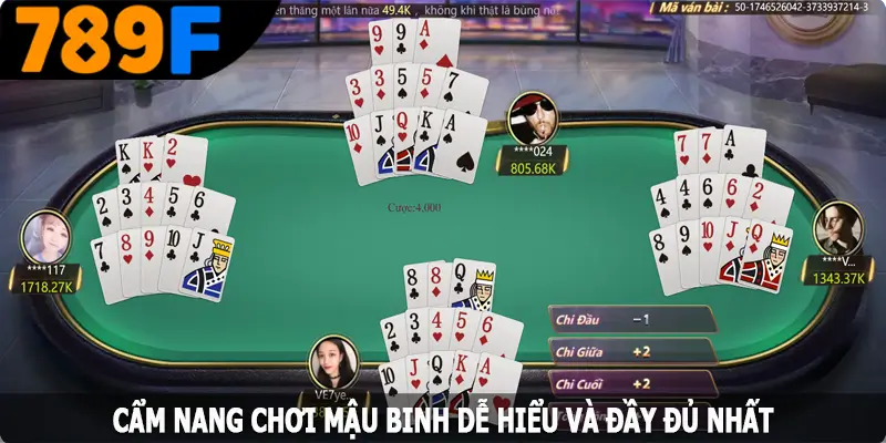Cẩm nang chơi mậu binh dễ hiểu và đầy đủ nhất Cẩm nang chơi mậu binh dễ hiểu và đầy đủ nhất