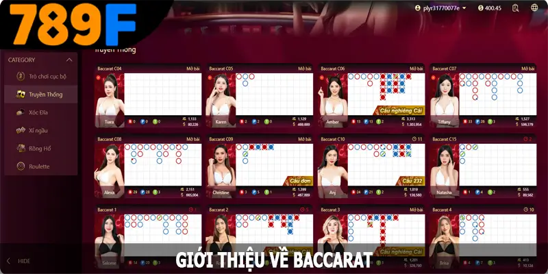 Giới thiệu về Baccarat tại 789F Giới thiệu về Baccarat tại 789F