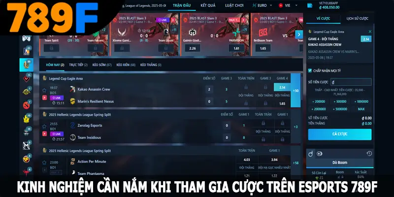 Kinh nghiệm cần nắm khi tham gia đổi thưởng trên esports 789F Kinh nghiệm cần nắm khi tham gia đổi thưởng trên esports 789F