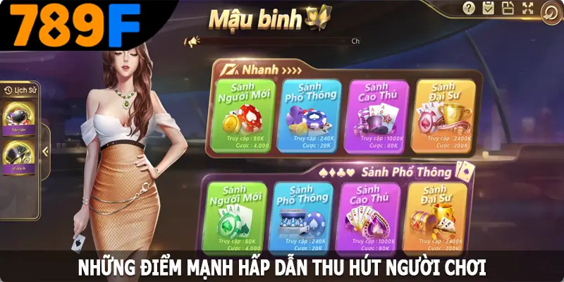 Những điểm mạnh hấp dẫn thu hút người chơi Những điểm mạnh hấp dẫn thu hút người chơi