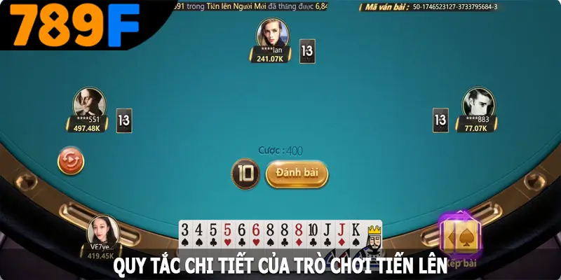Quy tắc chi tiết của trò chơi tiến lên Quy tắc chi tiết của trò chơi tiến lên