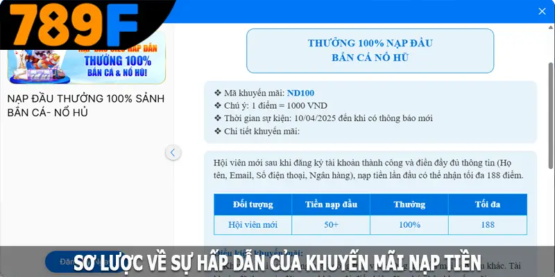 Sơ lược về sự hấp dẫn của khuyến mãi nạp Sơ lược về sự hấp dẫn của khuyến mãi nạp